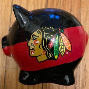 NEW NHL Piggy Bank Chicago Black Hawks